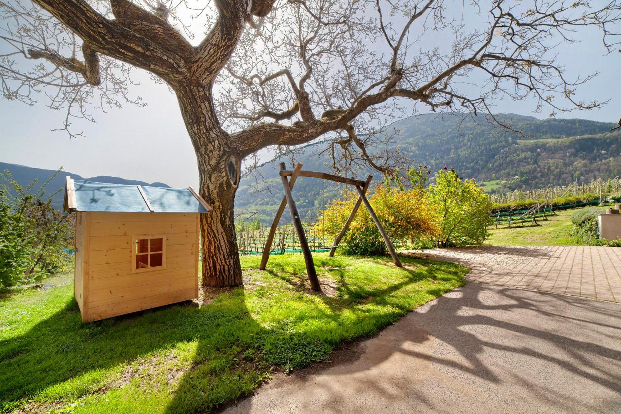 Froehlichhof Wohnung Apfelbluete Lagundo Exteriér fotografie